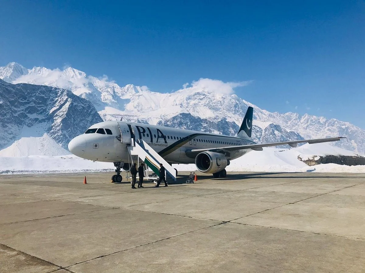 Pakistan International Airlines Pia - Skardu airport- Islamabad flight